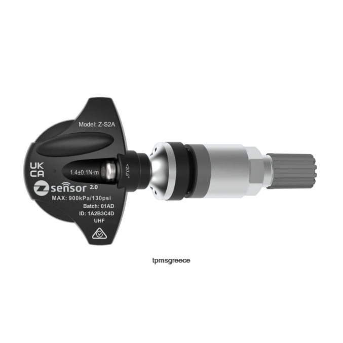 mini oe αντικατάσταση αισθητήρα tpms - oe p/n 36106856209 fq 433mhz 0RZL618 - TPMS Μοτοσυκλετασ μεταλλικό στέλεχος βαλβίδας - ασημί