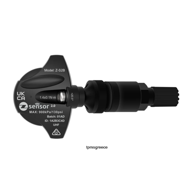 Maserati oe αντικατάσταση αισθητήρα tpms - oe p/n 50554747 freq 433mhz 0RZL678 - TPMS Μοτοσυκλετασ μεταλλικό στέλεχος βαλβίδας - μαύρο
